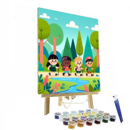 Nature Explorer's Trek Number Painting
