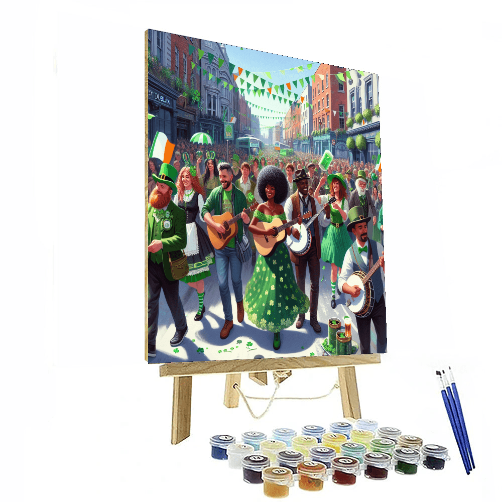 St. Patrick's Day Festival - Dublin, Ireland Number Painting