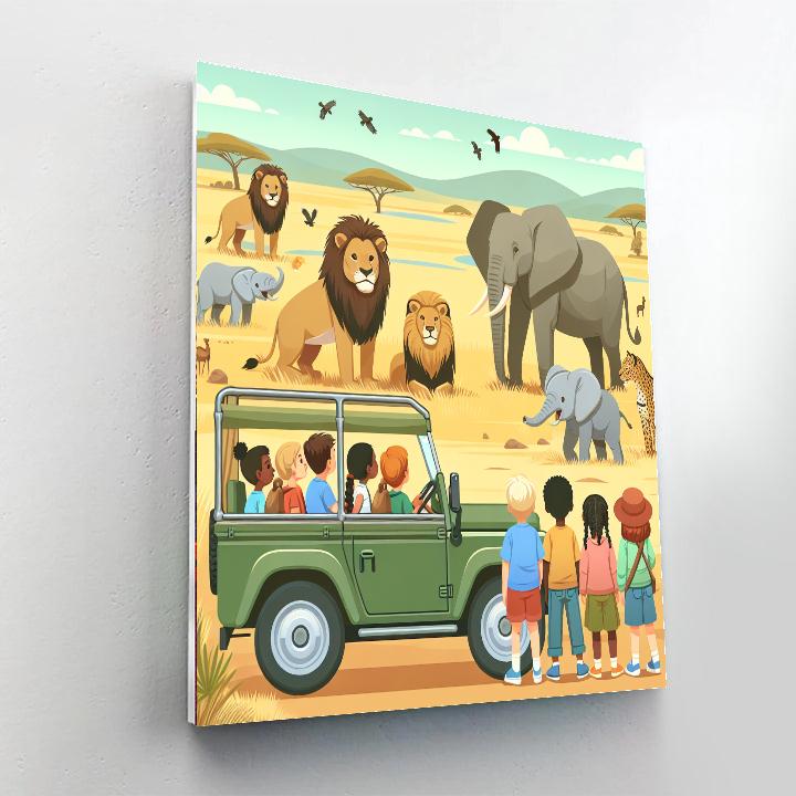 Safari Secrets Number Painting