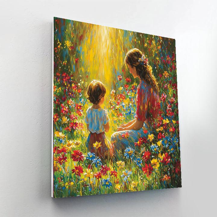 Motherly Garden Of Joy Numbered Painting Kits