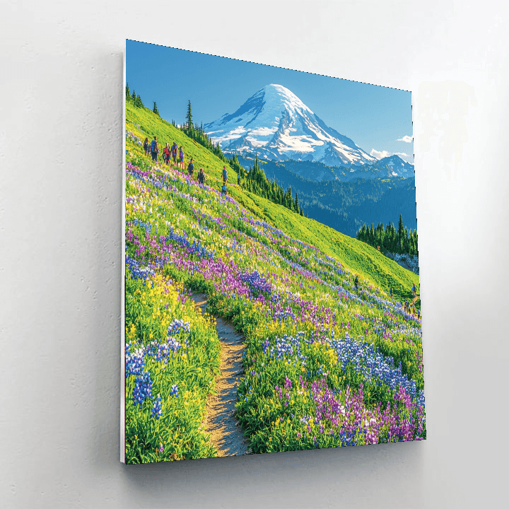 Mount Rainier National Park Numbered Painting Kits