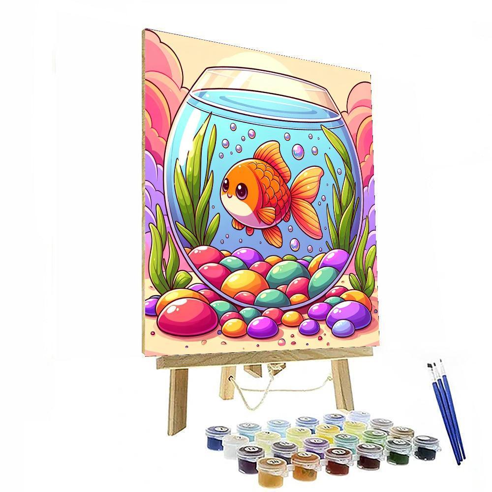 Gigantic Goldfish Paint By Number