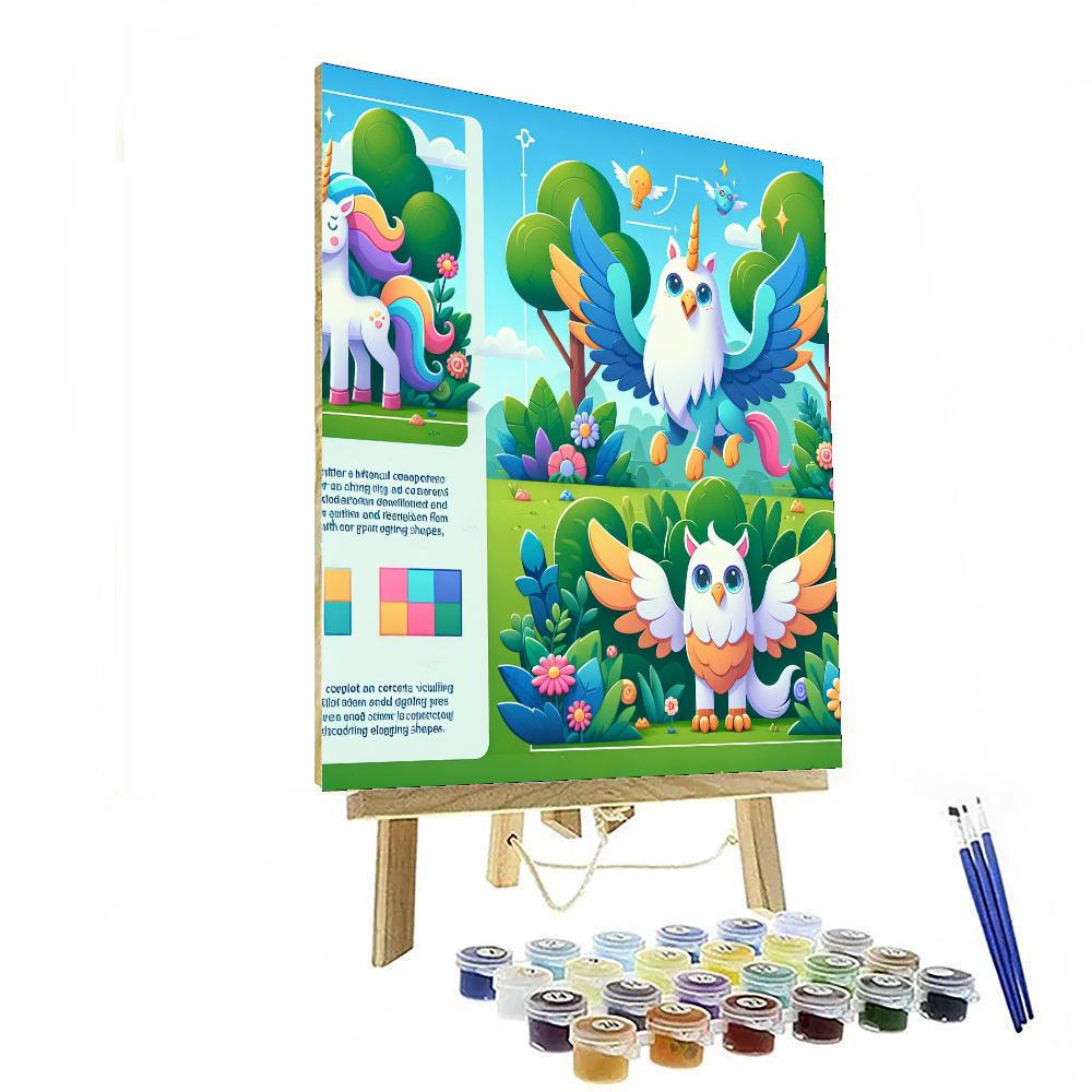 Garden Of Enchanted Beasts Painting Number Kit