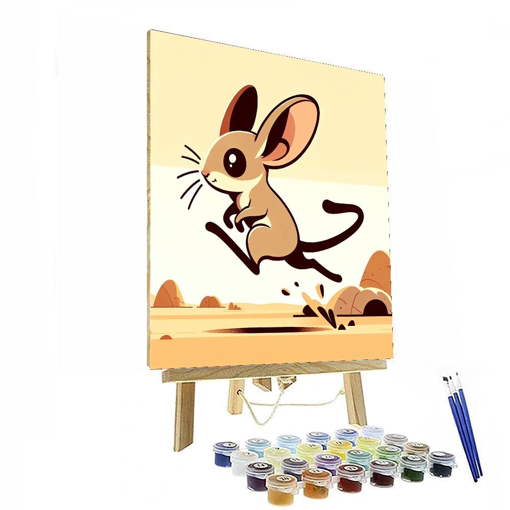 Joyful Jerboa Paint By Numbers Art