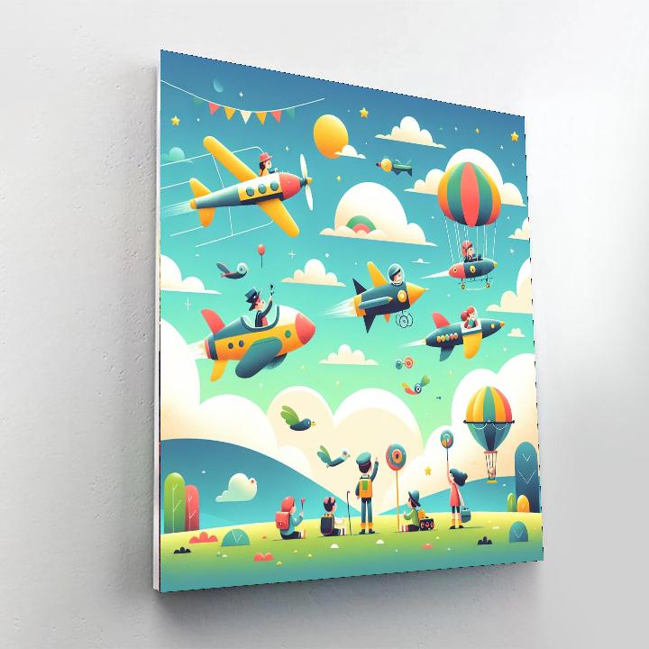 Imaginative Sky Explorers Paint By Numbers Kits