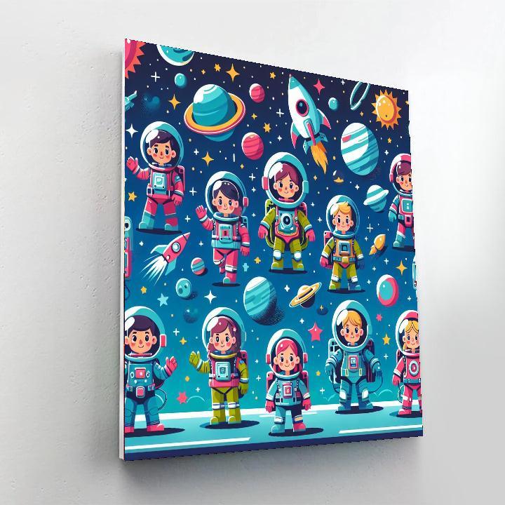 Galactic Rescue Adventure Paint By Color