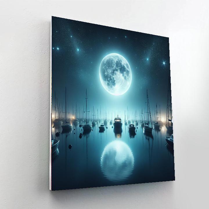 Dreamy Harbor Reflections Painting By Numbers Kit