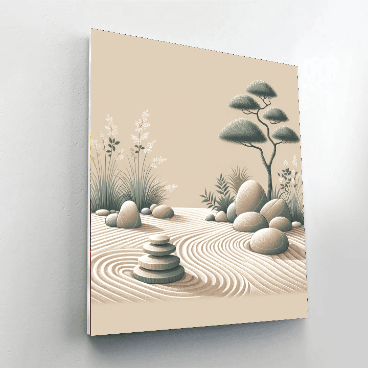 Elegant Zen Garden Paint By Color