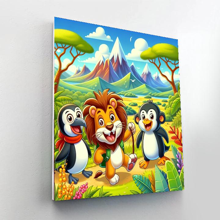 Animal Adventure Quest Paint By Numbers