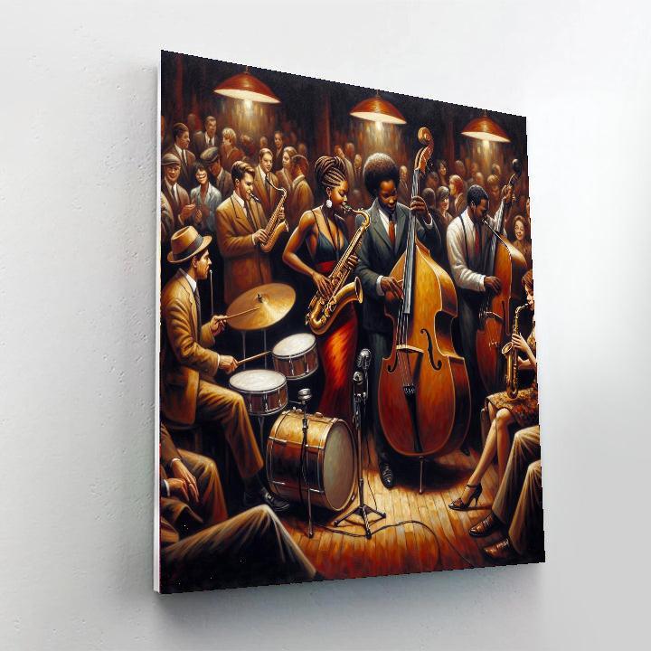 Dynamic Jazz Lounge Paint By Color