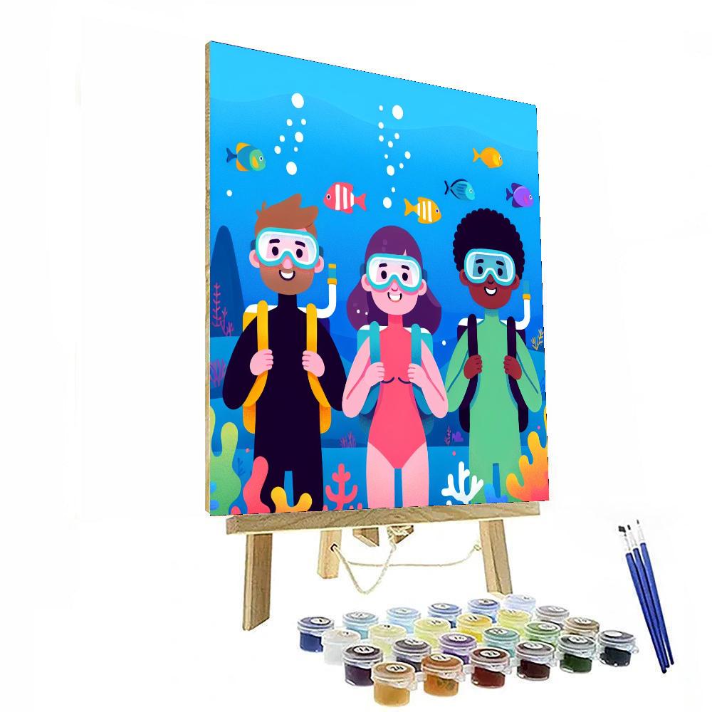 Explorers Of The Ocean Depths Paint By Numbers