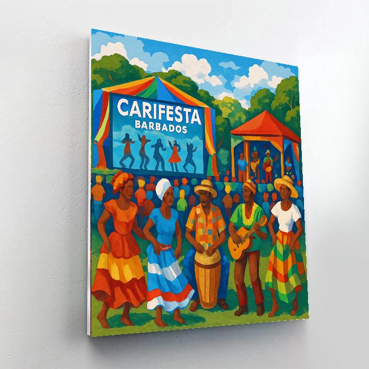 Caribbean Festival Of Arts - Barbados Paint By Numbers Kits