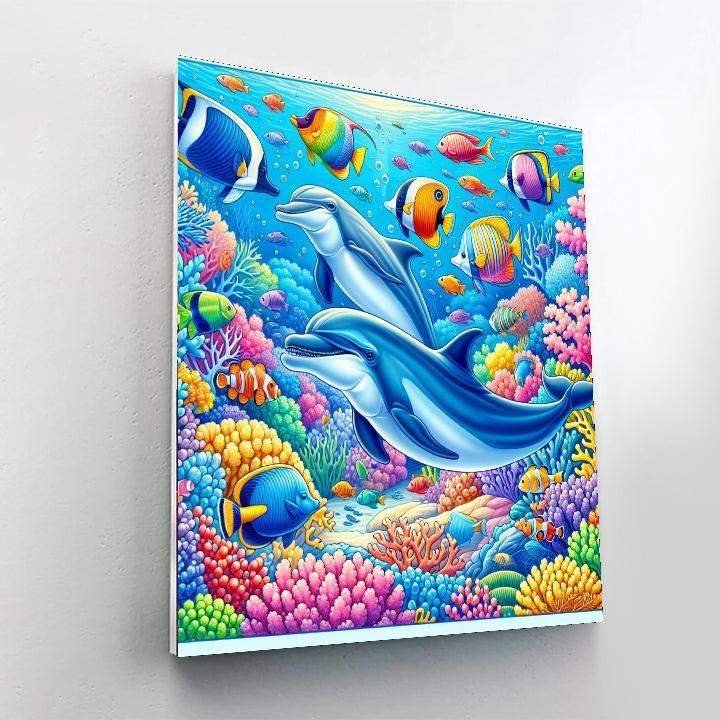 Dreamy Underwater Kingdom Painting By Numbers Kit