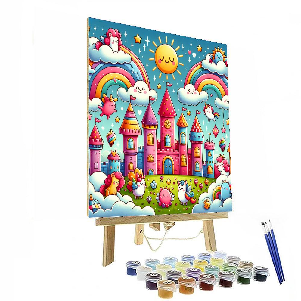 Charming Cloud Kingdom Paint By Number