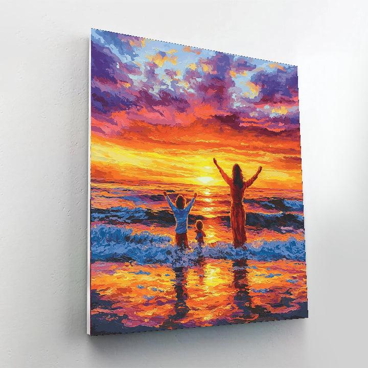 Sunset Bonding Paint By Number