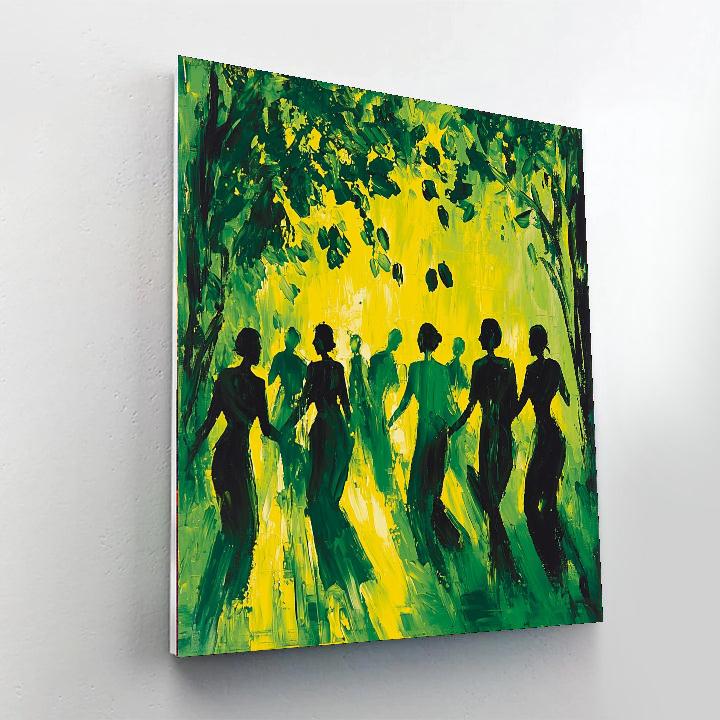 Cherished Moments In The Park Paint By Color