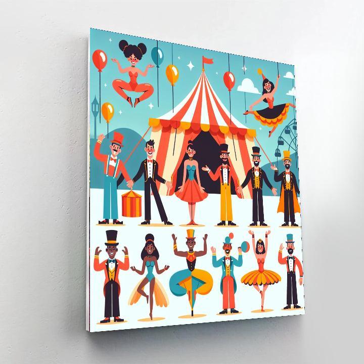 Dreamland Circus Adventure Paint By Number