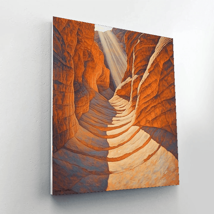 Antelope Canyon, Arizona Painting Number Kit