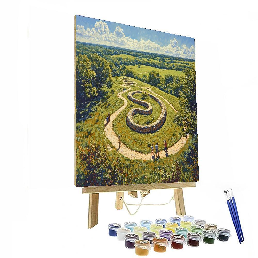 The Serpent Mound - Ohio Paint By Number
