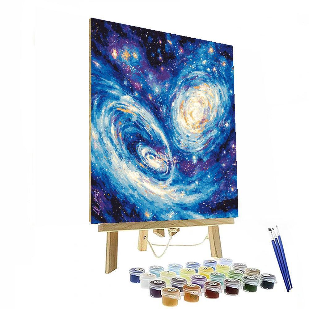 Jean-Michel Basquiat Inspired Celestial Musings  Paint By Numbers Kits