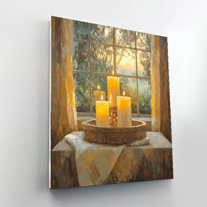 Guided By A Mother's Light Paint By Numbers