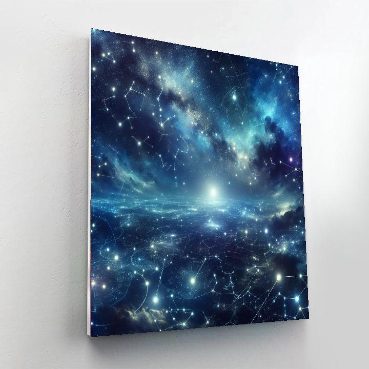 Stargazer's Celestial Night DIY Paint By Numbers