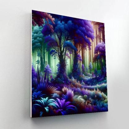 Tangled Forest Dreams Paint By Color