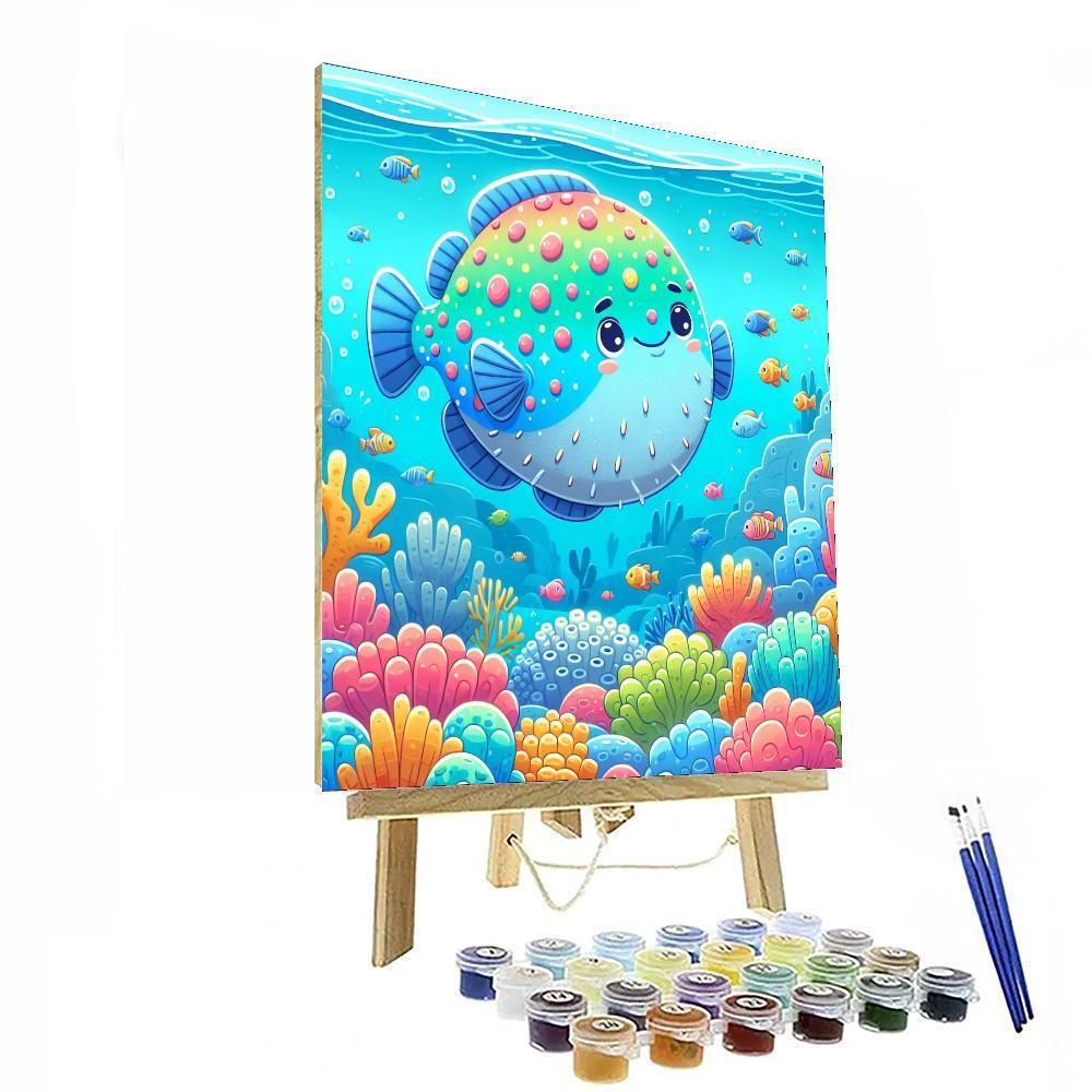 Dazzling Sunfish DIY Paint By Numbers