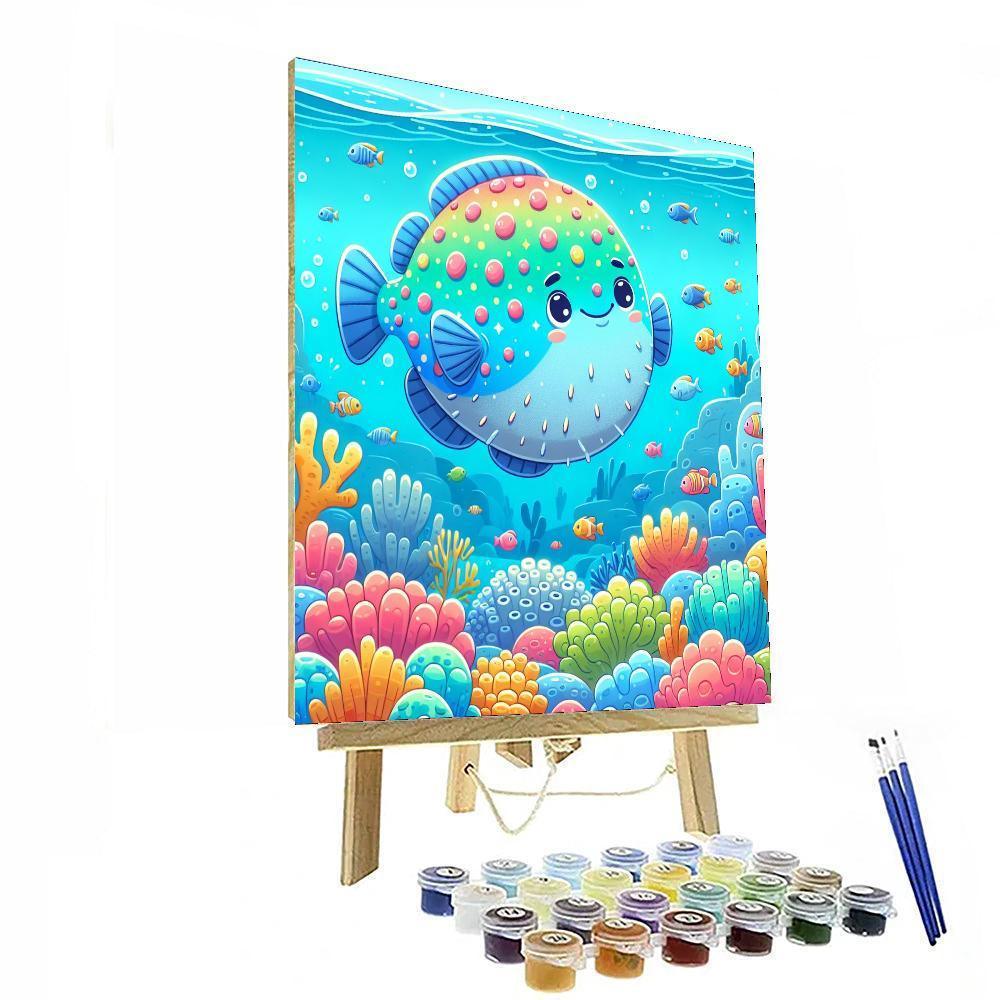 Dazzling Sunfish DIY Paint By Numbers
