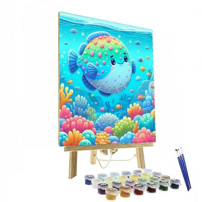 Dazzling Sunfish DIY Paint By Numbers