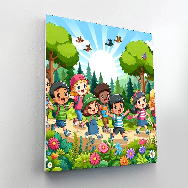 Exciting Outdoor Adventures Numbered Painting Kits