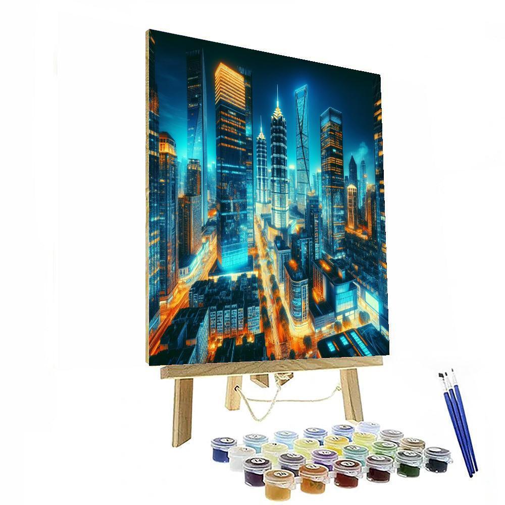 Captivating City Nights Paint By Numbers Kits