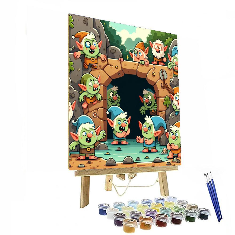 Giggly Goblin Grotto Paint By Numbers