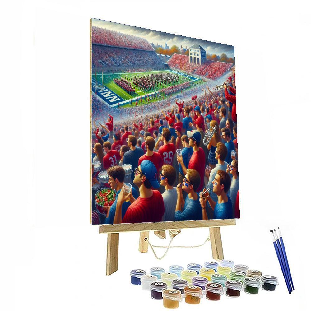 Harvard-yale Game DIY Paint By Numbers