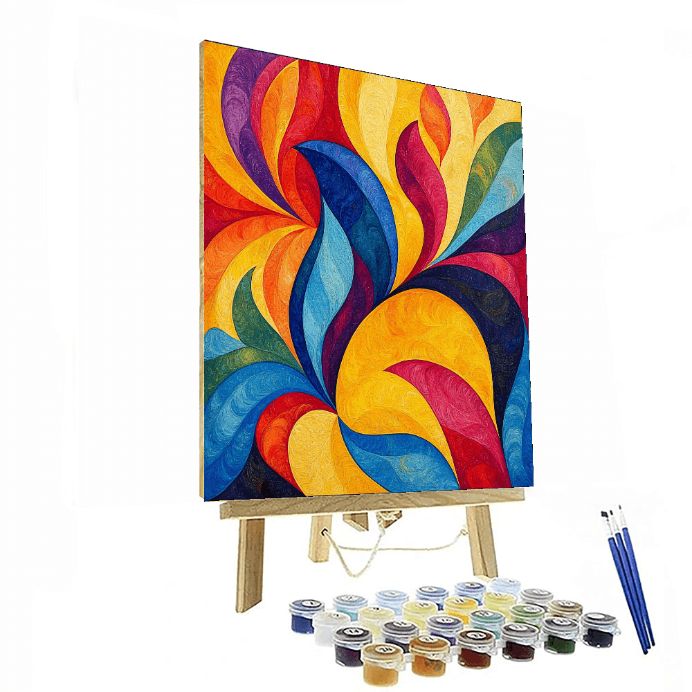 Munch Inspired The Colors of Life - DIY Painting By Numbers Kit