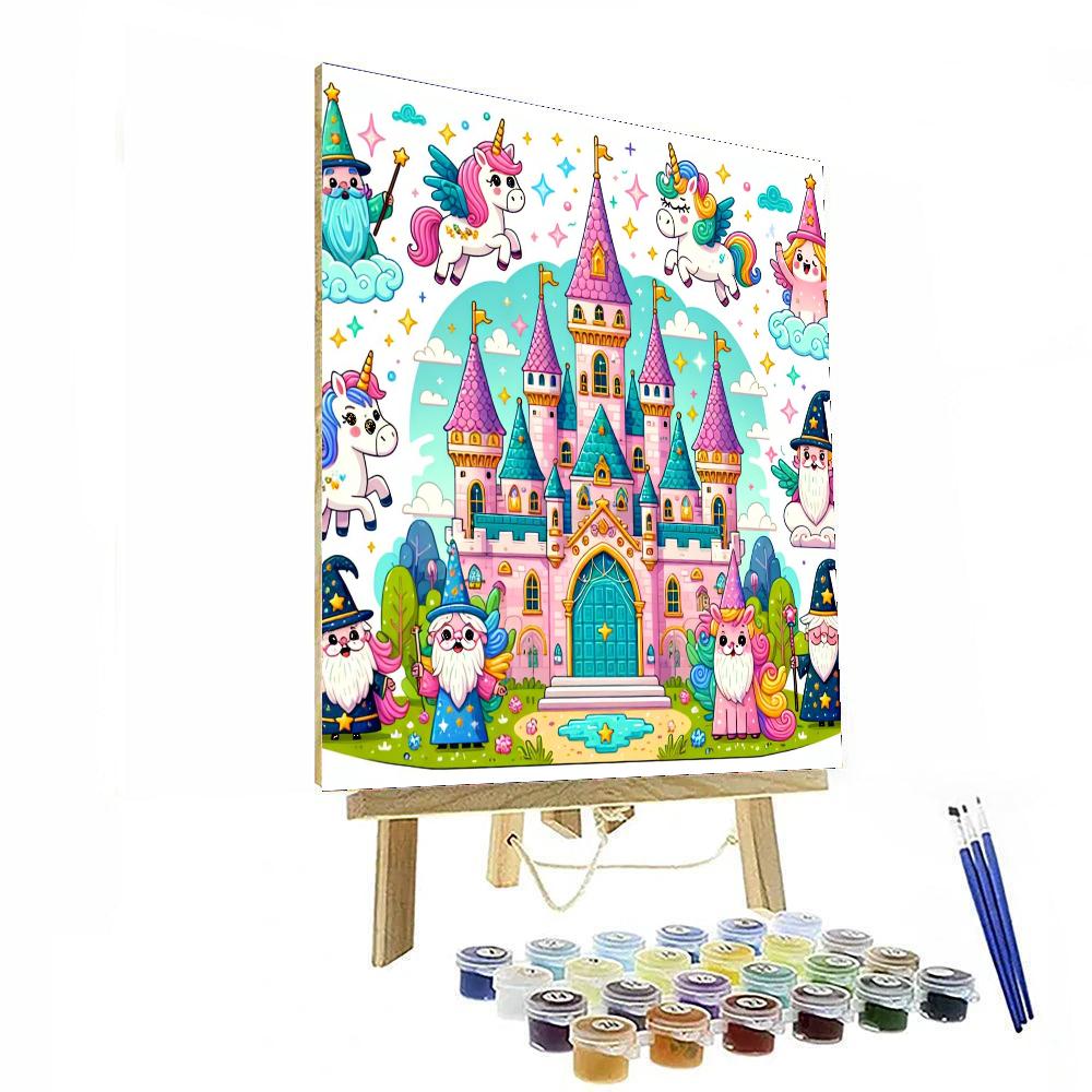 Castle Of Wonders Adventure Paint By Numbers Art