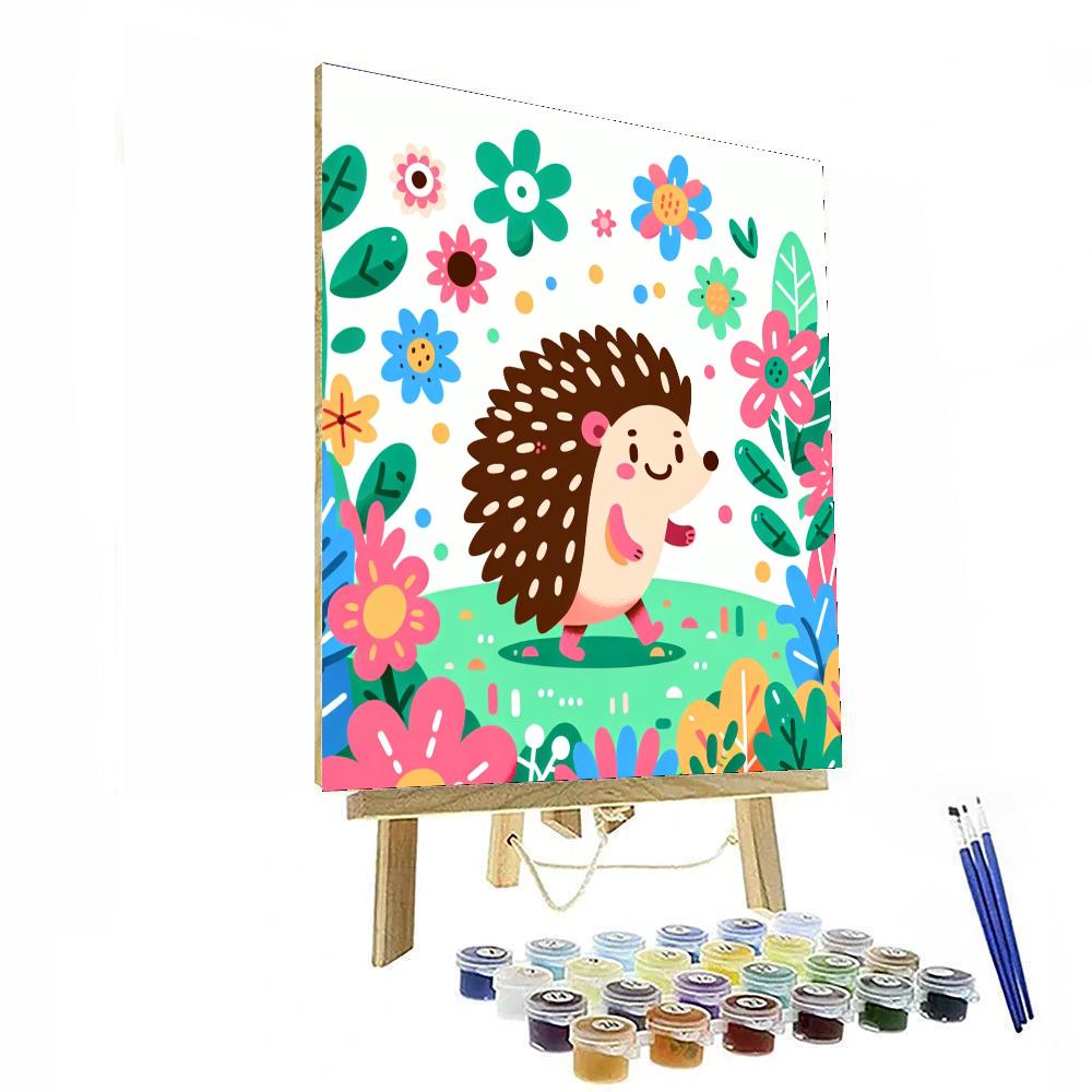 Sweet Hedgehog Numbered Painting Kits