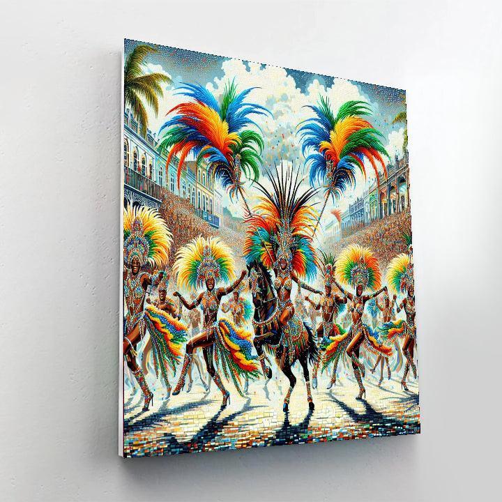 Karnival Of The Cannibals - Trinidad And Tobago Paint By Numbers Kits