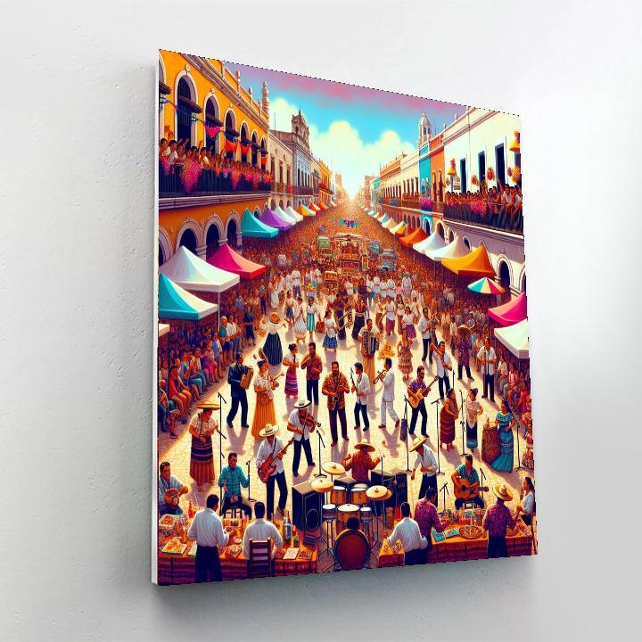 Merida Fest - Mexico Paint By Color