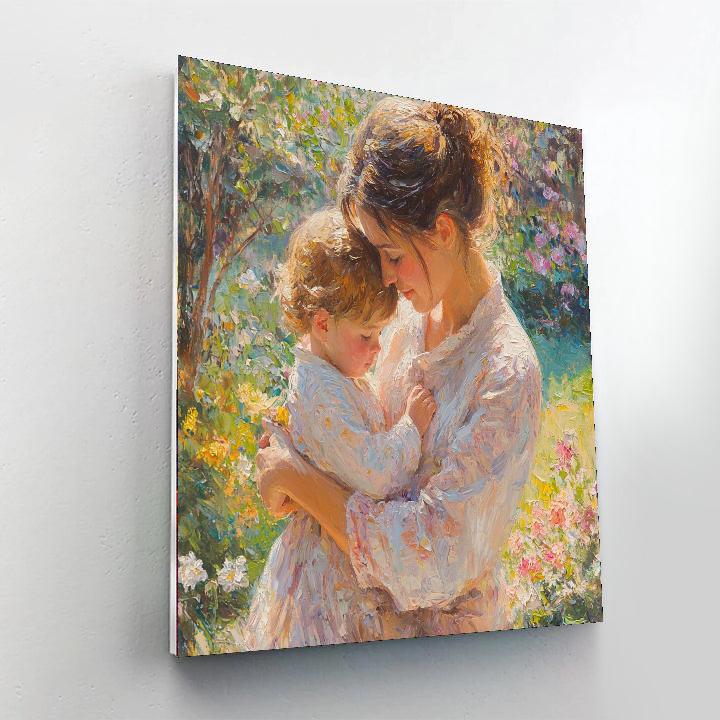 Love’s Gentle Embrace Paint By Numbers
