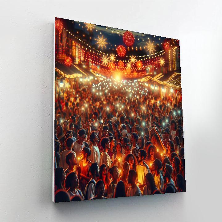 Festival Of Lights Delight Painting Number Kit