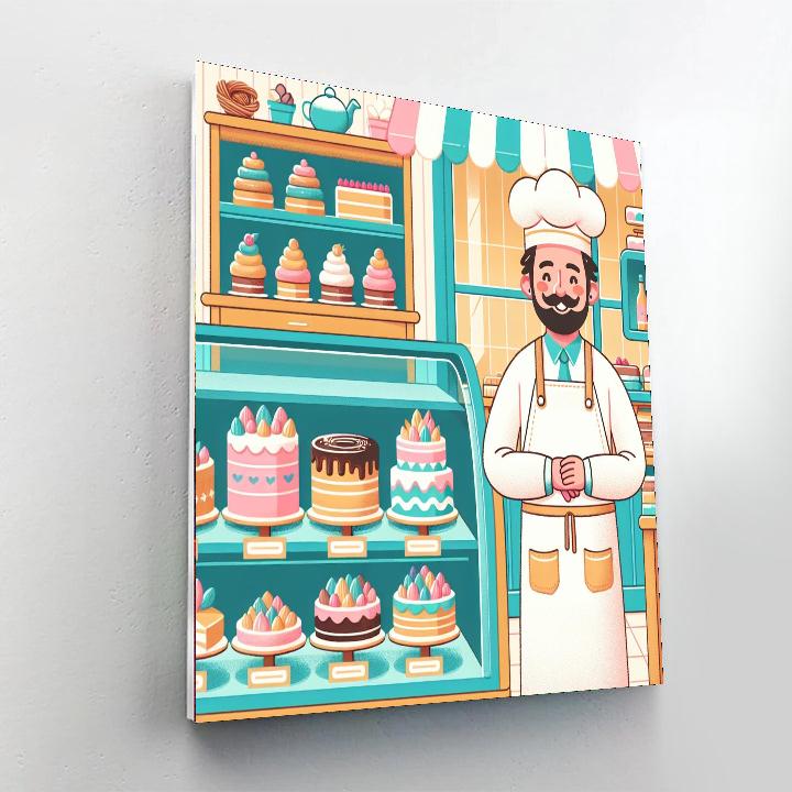 Petite Patisserie Painting Number Kit