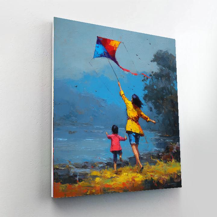 Kite-flying Kisses Paint By Numbers Kits