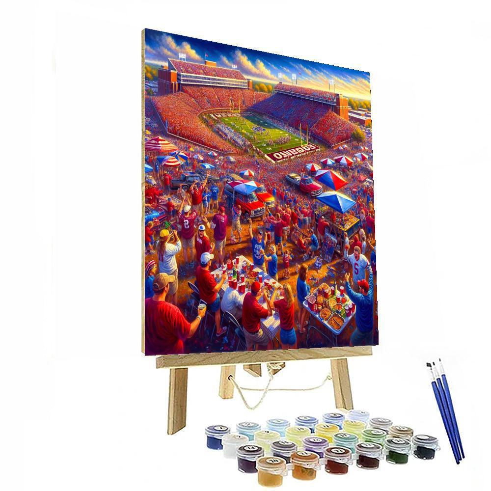 Harvard-yale Game Day Painting By Numbers Kit