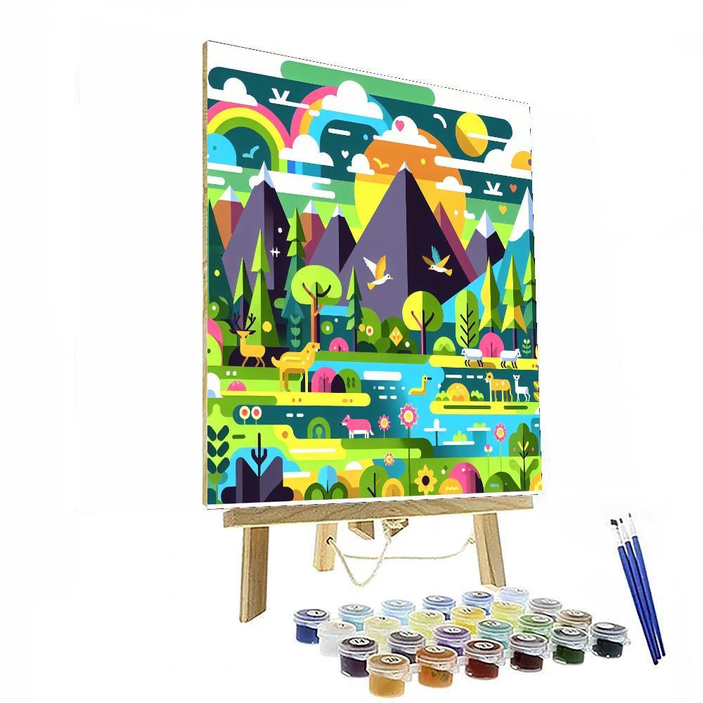Nature’s Wonders Paint By Numbers Art