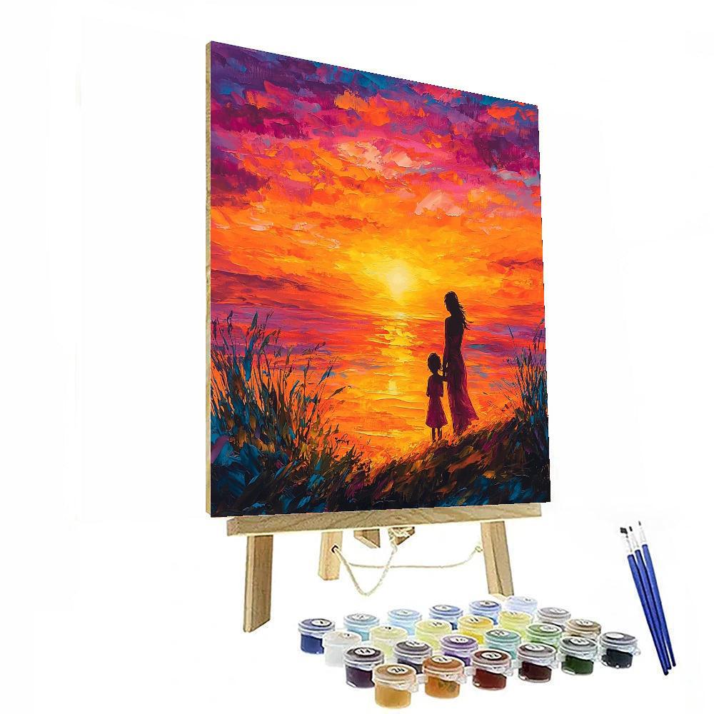 A Mother's Love Shines Bright Paint By Numbers Kits