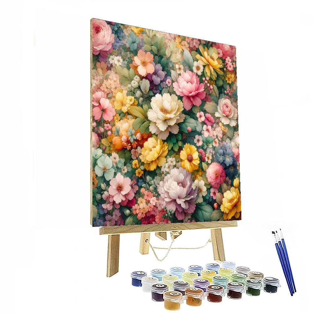 Floral Dream Painting By Numbers Kit