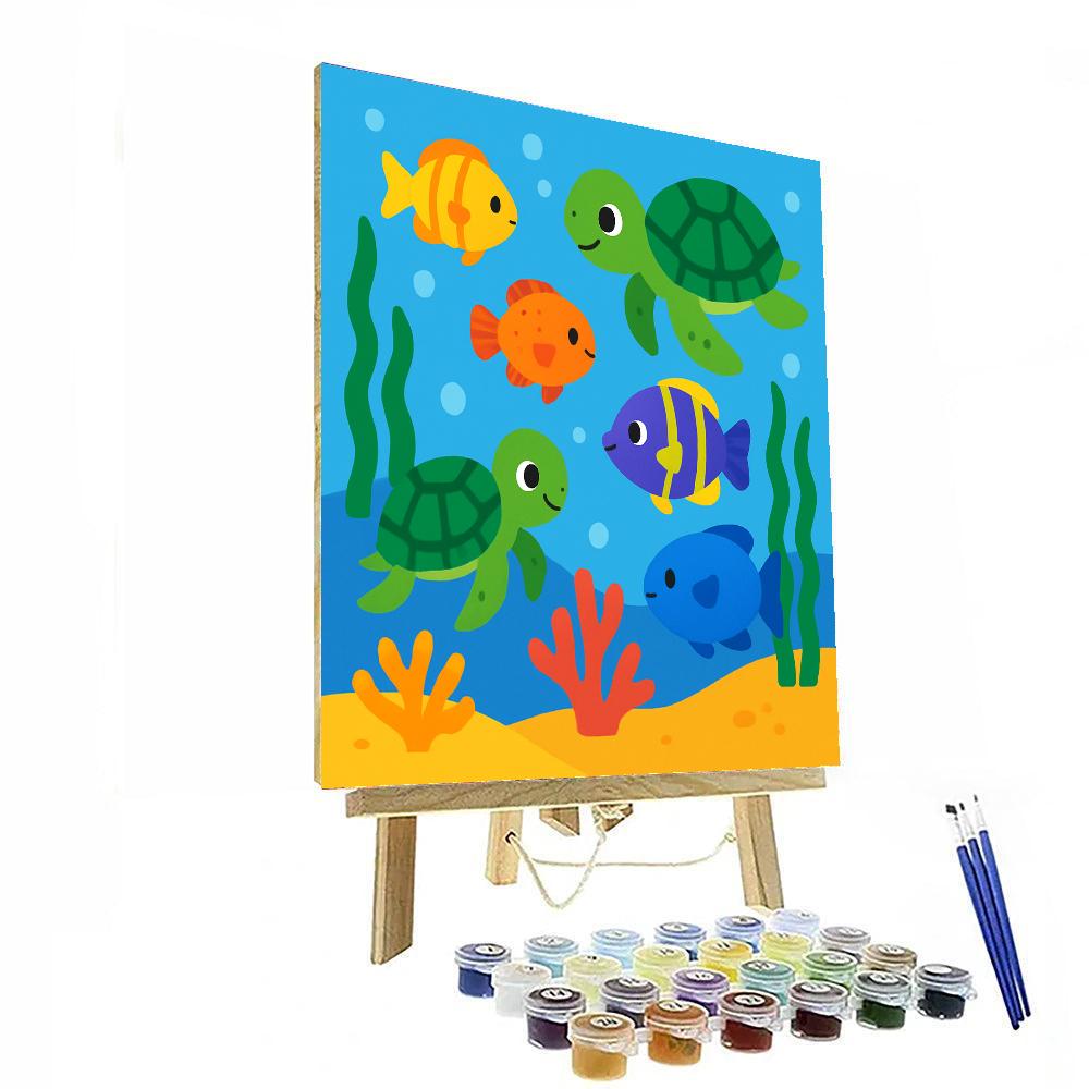 Sea Life Wonders Painting By Numbers Kit