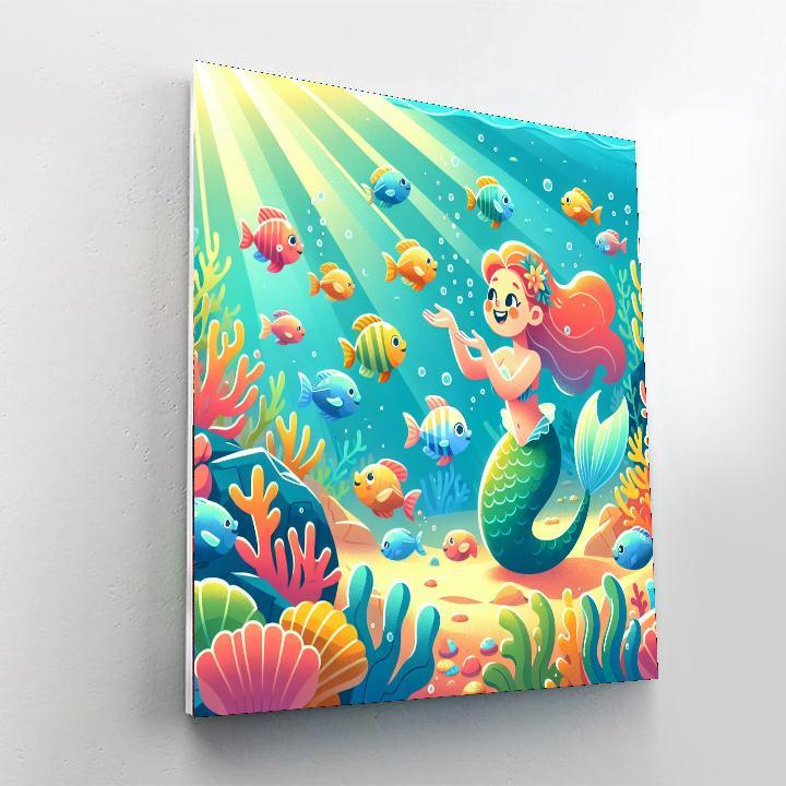 Magical Mermaid Tales Paint By Numbers Kits