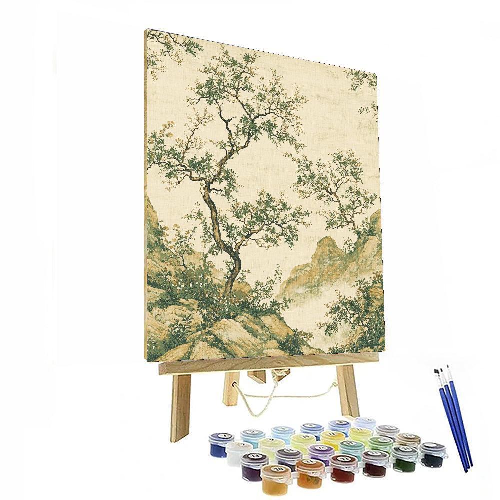 Zhao Mengfu Inspired Essence Of Subtle Patterns  Paint By Color